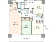 【千葉県/市川市南八幡】イトーピア本八幡ステーションコート 間取り図