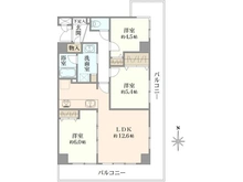 【千葉県/松戸市松戸】ダイアパレス松戸二十世紀が丘 間取り図