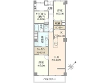 【千葉県/市川市高谷】ルネ南市川 間取り図