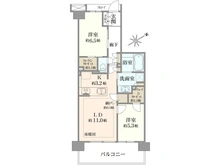 【千葉県/市川市鬼高】アルファステイツ市川下総中山 間取り図