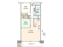 【千葉県/市川市市川南】市川パークハウス B棟 間取り図