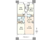 【千葉県/市川市島尻】クレストフォルム浦安ウィングステージ 間取り図