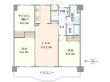 【東京都/江戸川区下篠崎町】藤和シティコープ篠崎 間取り図