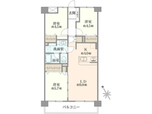 【千葉県/市川市南八幡】コープ野村本八幡マンション 1号棟 間取り図