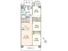 【千葉県/市川市伊勢宿】アルファグランデ行徳弐番街 間取り図