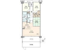 【千葉県/千葉市美浜区稲毛海岸】プラウドシティ稲毛海岸レジデンスII ザ・コースト 間取り図