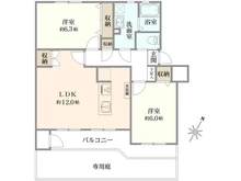 【千葉県/船橋市西船】西船橋グリーンハイツ 9号棟 間取り図