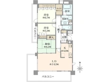 【千葉県/市川市真間】サンウッド市川真間グリーンヒルズ B棟 間取り図