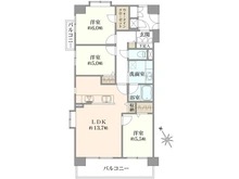 【千葉県/市川市新田】ヒルズ市川真間 間取り図