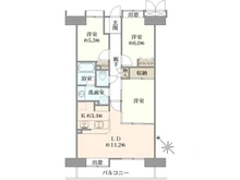 【千葉県/船橋市二子町】ステイツ西船橋 間取り図