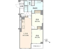 【千葉県/市川市福栄】ニックハイム行徳第二 間取り図