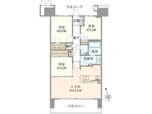 【東京都/足立区小台】シャリエ小台リバーフォート 間取り図