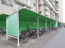 【千葉県/市川市南大野】市川グリーンハイツ D棟 駐輪場