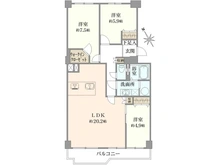 【千葉県/市川市南大野】市川グリーンハイツ D棟 間取り図