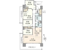 【千葉県/習志野市奏の杜】ザ・レジデンス津田沼奏の杜テラス 間取り図