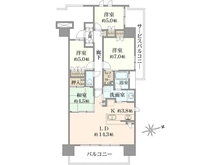 【千葉県/印西市武西学園台】ガーデンゲート千葉ニュータウン中央 EAST 間取り図