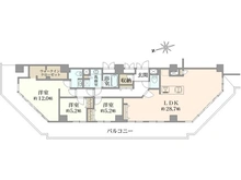 【千葉県/市川市八幡】本八幡キャピタルタワー 間取り図