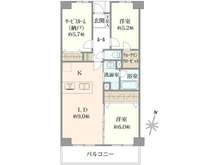 【千葉県/市川市原木】スカイタウン西船橋 間取り図
