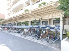 【千葉県/市川市鬼高】コスモ市川パサージュ 駐輪場