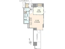 【東京都/港区六本木】オープンレジデンシア麻布六本木 間取り図