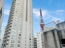 【東京都/港区東麻布】ファミール東麻布ベルファース 眺望：廊下側（外）から撮影