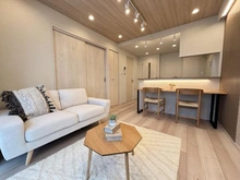 【東京都/港区芝浦】キョウエイハイツ田町 リビング：※家具・調度品は販売価格に含まれておりません