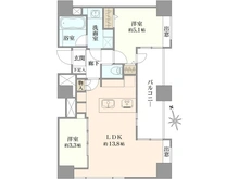 【東京都/港区芝浦】ザ・タワー芝浦 間取り図