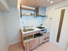 【東京都/港区三田】三田シャスターマンション キッチン：収納