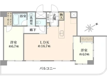 【東京都/港区海岸】エクセルシオール港区海岸 間取り図