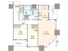 【東京都/港区芝】カテリーナ三田タワースイート イーストアーク 間取り図