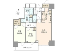 【東京都/港区高輪】ザ・パークハウス高輪タワー 間取り図