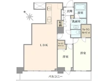 【東京都/港区芝浦】パークタワー芝浦ベイワードオーシャンウイング 間取り図