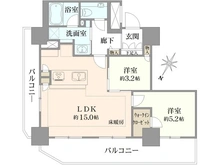 【東京都/豊島区巣鴨】グローリオタワー巣鴨 間取り図