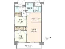 【東京都/港区芝浦】三田ナショナルコート 間取り図