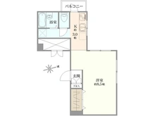 【東京都/港区芝公園】 芝公園アビタシオン 間取り図
