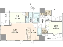【東京都/港区芝浦】インプレストタワー芝浦エアレジデンス 間取り図