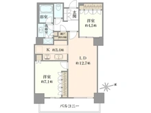 【東京都/港区芝浦】 パークタワー芝浦ベイワードオーシャンウィング 間取り図