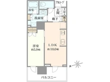 【東京都/港区芝浦】プラウドタワー芝浦 間取り図