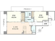 【東京都/港区海岸】クレストフォルム田町ベイフロントスクエア 間取り図