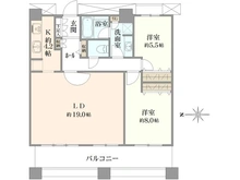 【東京都/港区港南】TOKYO　SEA　SOUTH　ブランファーレ 間取り図