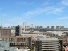 【東京都/港区芝浦】プラウドタワー芝浦 眺望：LDから（ズーム有）