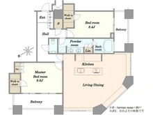 【東京都/港区芝浦】芝浦アイランドケープタワー 間取り図