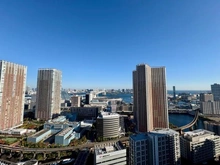【東京都/港区芝浦】プラウドタワー芝浦 眺望：バルコニーから（ズームなし）