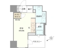 【東京都/港区海岸】 パークホームズ浜松町 間取り図