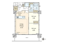 【東京都/渋谷区恵比寿南】プラウド恵比寿ヒルサイドガーデン 間取り図