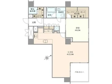 【東京都/港区高輪】ペアシティ・ルネッサンス 間取り図