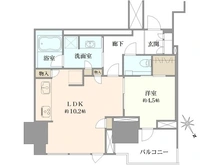 【東京都/港区芝浦】プラウドタワー芝浦 間取り図