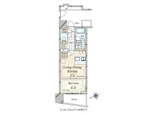 【東京都/渋谷区東】プラウド渋谷東 間取り図