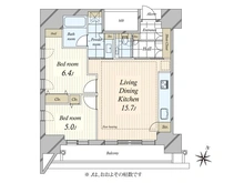 【東京都/港区芝】カテリーナ三田タワースイート　ウエストアーク 間取り図