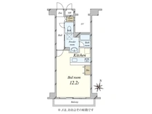 【東京都/目黒区目黒】クレッセント目黒II 間取り図